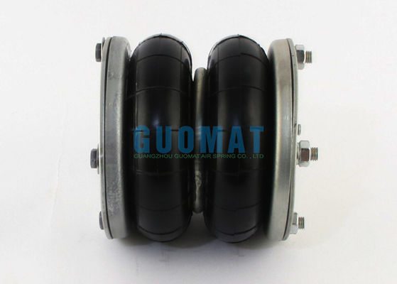 Tipo complicato soffietti della flangia del doppio di scossa dell'aria di industriale di DB 06219 di Dunlop del metallo della molla pneumatica 6x2