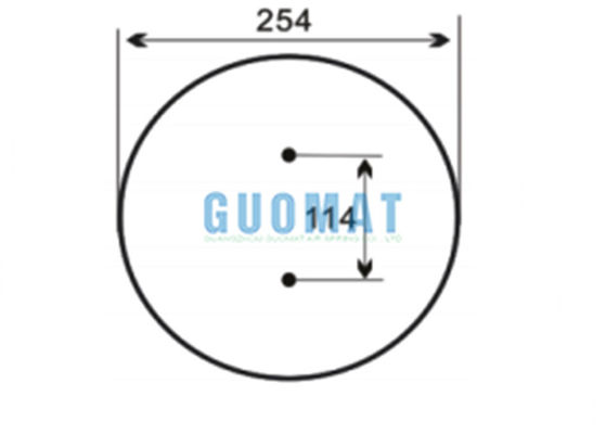 Firestone Airide Sostituzione Air Spring W01-358-9287 1T15 Air Bellow per camion Hendrickson