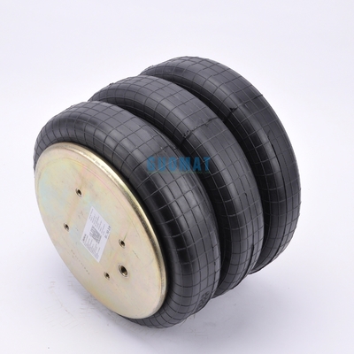 Primavera d'aria industriale 4xM10 viti GUOMAT NO. 3B7383-3/8 Bellow No.3B383 Diametro naturale 351mm