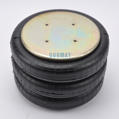 Primavera d'aria industriale 4xM10 viti GUOMAT NO. 3B7383-3/8 Bellow No.3B383 Diametro naturale 351mm