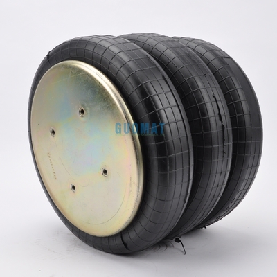 Primavera d'aria industriale 4xM10 viti GUOMAT NO. 3B7383-3/8 Bellow No.3B383 Diametro naturale 351mm