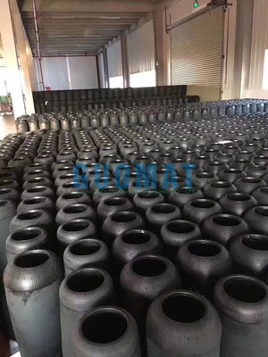 W01-358-7304 Isolatore a molla di piattaforma di alluminio Firestone con anello di flangia