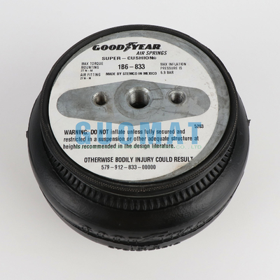 Goodyear 1B6-833 sospensione pneumatica mono strato in gomma 579912833 molla pneumatica industriale