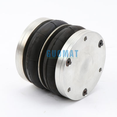 Dunlop Double Convoluted Air Spring 4 1/2X2 Gomma con piastra di alluminio