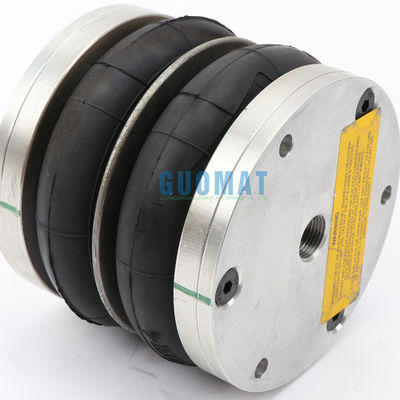 Dunlop Double Convoluted Air Spring 4 1/2X2 Gomma con piastra di alluminio