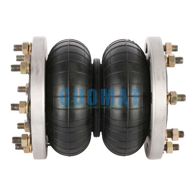 GUOMAT 2H250180 Doppia molla ad aria avvolgente con anello a flange di diametro massimo 185 mm