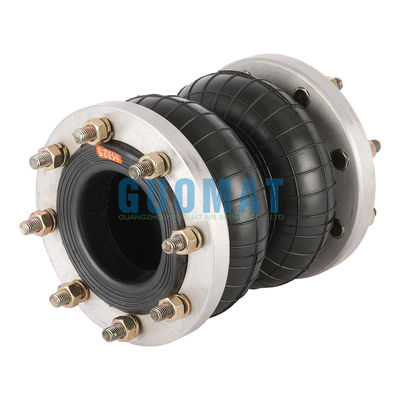 GUOMAT 2H250180 Doppia molla ad aria avvolgente con anello a flange di diametro massimo 185 mm