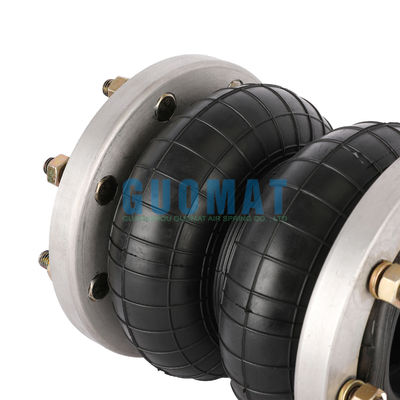 GUOMAT 2H250180 Doppia molla ad aria avvolgente con anello a flange di diametro massimo 185 mm