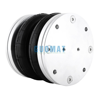 Ammortizzatore pneumatico a sospensione complessa FD76-14 Contitech 6''x2 Molla pneumatica Dunlop con copertura in alluminio