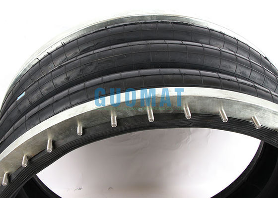 Airbag industriale triplo avvolguto 384mm tipo flange Air ride sospensione molla
