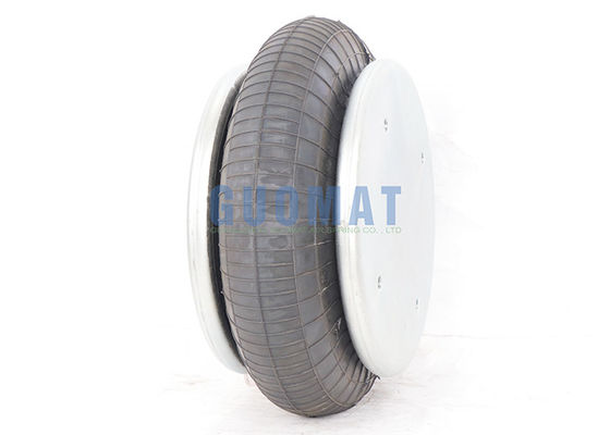Tipo avvolto Air Spring 1/4NPTF Plate Industrial Rubber Bellows 55mm-160mm