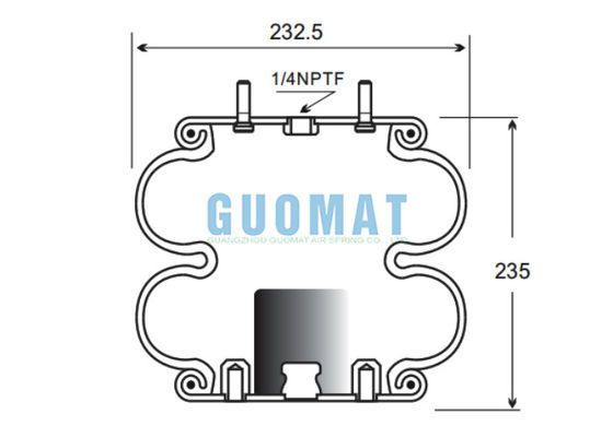 2B9-253 Goodyear W01-358-6945 sospensione a aria Firestone