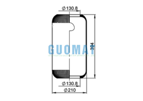 644N Contitech Rubber Air Bellows 1E21 Phoenix Bus Air Spring Per Mercedes Benz A0003270101