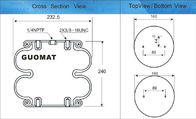 Doppia abilità industriale complicata di pressione della molla pneumatica W013586951 un PA di 0.2-0.8 m.