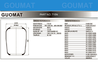 CF GOMMA 1SC 310-16 della molla pneumatica di 715N Contitech per VOL-VO 6885533