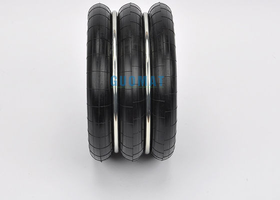 Sospensione di gomma complicata tripla industriale durevole di giro dell'aria di rinnovo dell'airbag della molla pneumatica