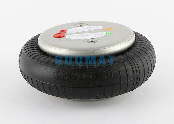 Le FS 200-10 CI scelgono le borse di soffietto di gomma industriali complicate dell'aria della molla pneumatica G1/4 per la macchina di carta
