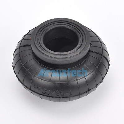 HF80/90-1 Air Spring Bellows Air Bag Doppio avvolgimento di gomma Assorbimento dello shock atmosferico