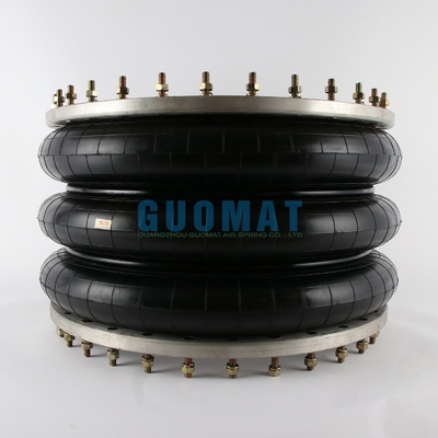 GUOMAT 3H630376 Primavera a aria triplizzata di tipo avvolto industriale con anello a flangia