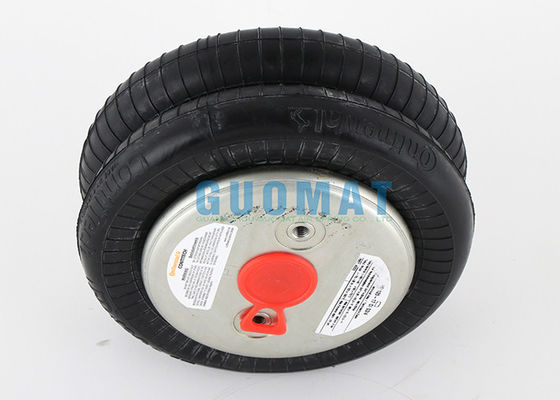 Borsa di gomma naturale complicata della sospensione dell'aria della molla pneumatica di Contitech del doppio di ci FD120-17 con i piatti uniti