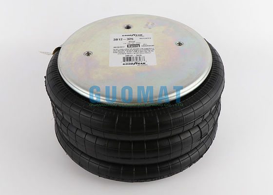airbag complicato triplo d'acciaio della molla pneumatica di 3B12-325 Goodyear 578-93-3-103 per dispositivo per l'impaccettamento