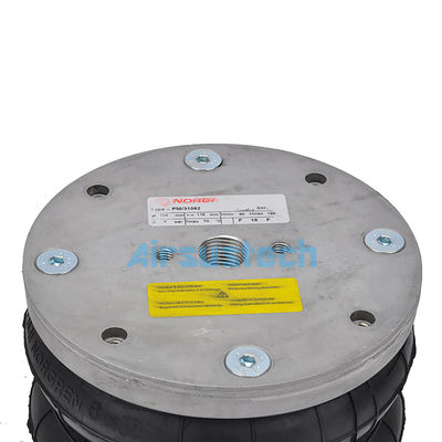 6''X2 Industrial Applications Rubber Firestone W01-R58-4070 Double Convoluted Air Springs