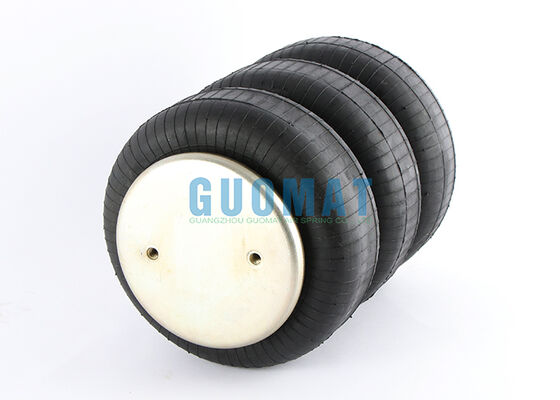 GUOMAT 3B20F-2P05 Primavera d'aria industriale 1/4NPT Air Fitting Hole Triple Convoluted Air Bags