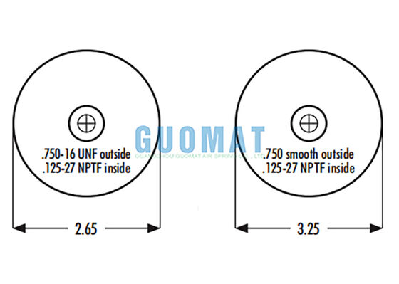 1S4-067 Molla ad aria per cabina Goodyear ASC-08-7-137 Sostituzione airbag sospensione camion