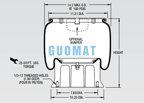 Firestone W01-358-9148 Sostituzione di molla a aria 1T19L-7