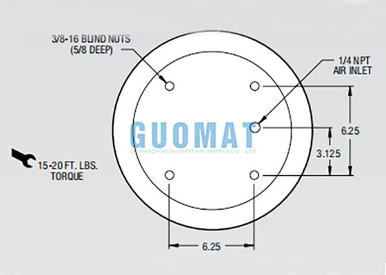 Firestone W01-358-9148 Sostituzione di molla a aria 1T19L-7