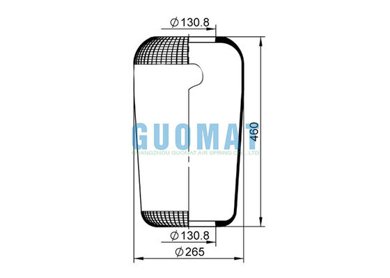 716N Contitech Autobus sospensione Air Spring W010950145 1R2A450-305 Firestone gomma Air Bellows