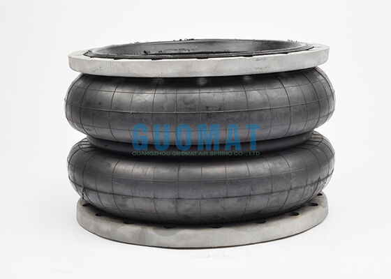 W01-358-7191 Firestone Flange Air Spring 28 Stile Collo a nervatura Anelli a perline in alluminio Airbag in gomma