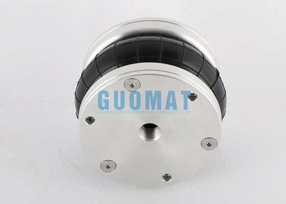 4 1/2 "x 1 gomma Bellow FS 44-5 DI CR Contitech Pneumatic Air Shock con piastra di copertura in alluminio
