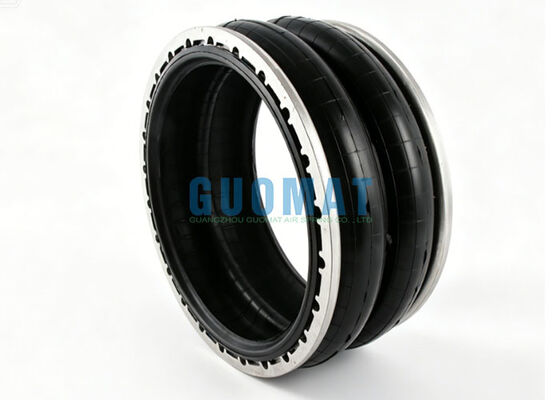215 Double Air Bellow W01-358-7230 Firestone Air Spring Collo a costole Anelli di perline in alluminio