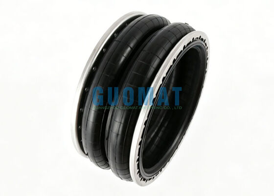 215 Double Air Bellow W01-358-7230 Firestone Air Spring Collo a costole Anelli di perline in alluminio