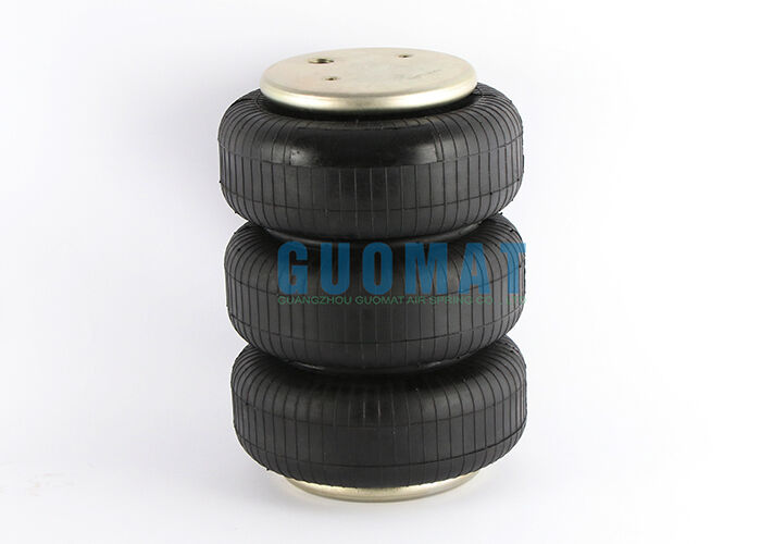 GUOMAT 3B20F-2P05 Primavera d'aria industriale 1/4NPT Air Fitting Hole Triple Convoluted Air Bags
