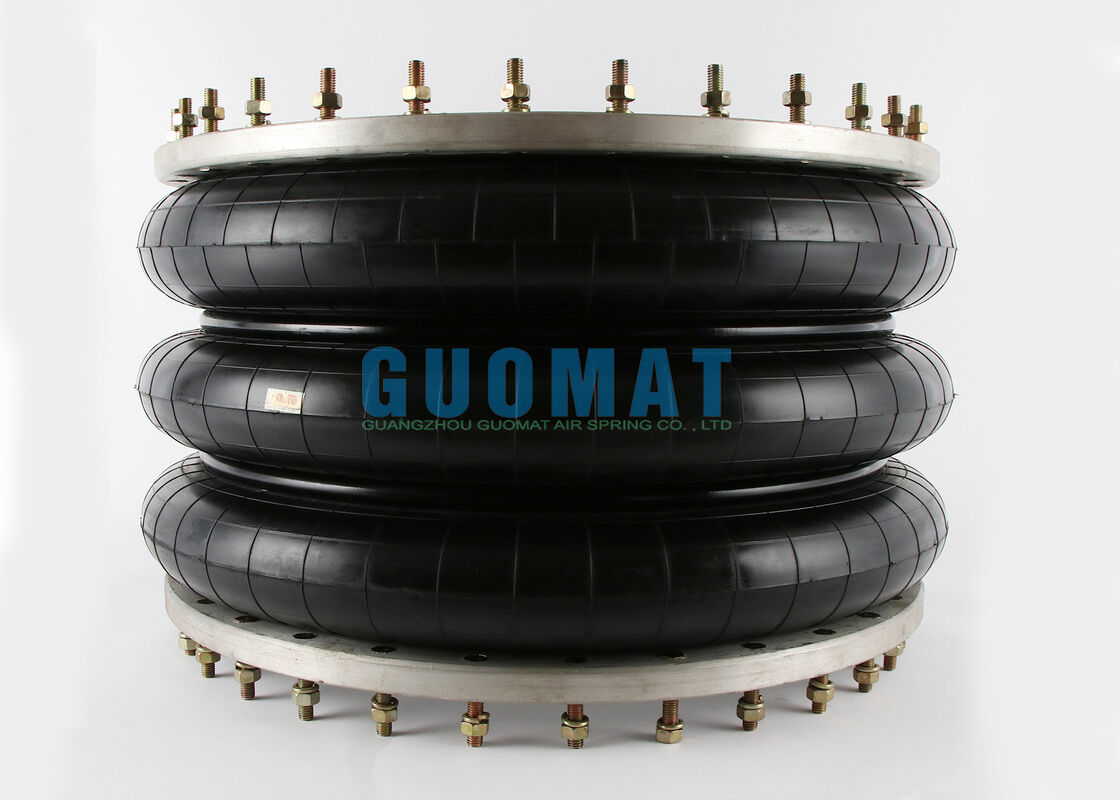 W01-358-9603 Molla pneumatica Firestone Flange 348-3 Stile Tripla Convoluzione Ammortizzatore pneumatico industriale