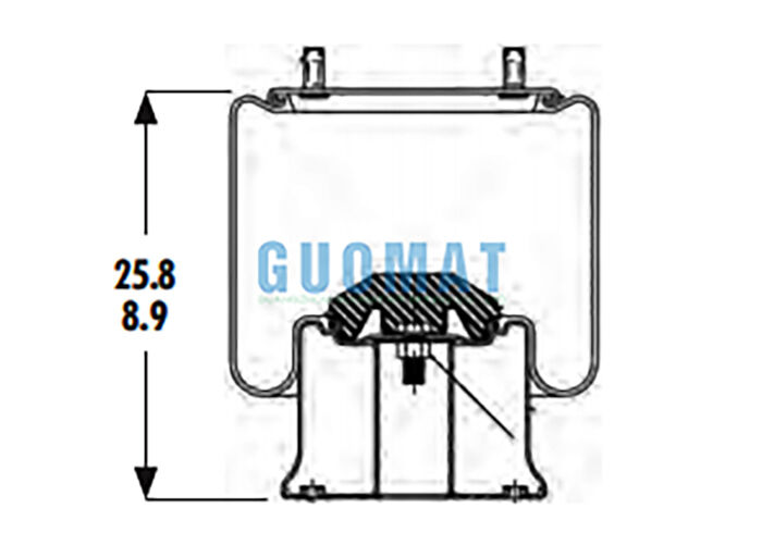 1R14-201 Goodyear Truck Heavy Duty Air Spring 566-28-3-020 Sistema di sospensione pneumatica