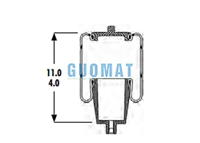 1S4.5-13 Sostituzione Molla Pneumatica Cabina Goodyear 579-08-7-219 Air Bag Sospensione Camion