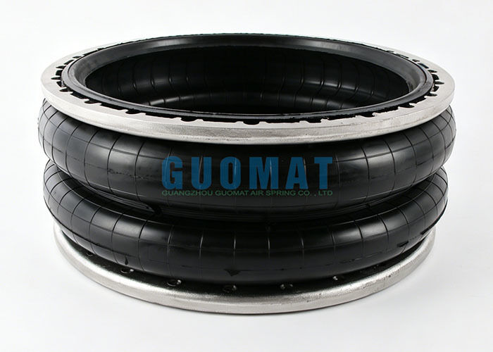 215 Double Air Bellow W01-358-7230 Firestone Air Spring Collo a costole Anelli di perline in alluminio